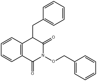 4-Benzyl-2-(benzyloxy)isoquinoline-1,3(2H,4H)-dione 구조식 이미지