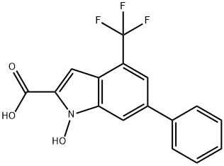 1269802-68-7 1-Hydroxy-6-phenyl-4-trifluoroMethyl-1H-indole-2-carboxylic acid