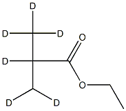 Ethyl Isobutyrate-d6 구조식 이미지