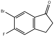 6-BroMo-5-fluoro-2,3-dihydro-1H-inden-1-one Structure