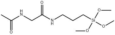 N-(ACETYLGLYCYL)-3-AMINOPROPYLTRIMETHOXYSILANE, 5% in Methanol Structure