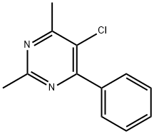 5-Chloro-2,4-diMethyl-6-phenylpyriMidine 구조식 이미지