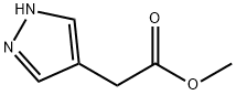 Methyl 2-(1H-pyrazol-4-yl)acetate Structure