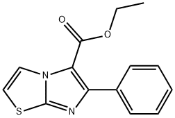 Ethyl 6-phenyliMidazo[2,1-b]thiazole-5-carboxylate 구조식 이미지