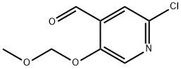 2-chloro-5-(MethoxyMethoxy)isonicotinaldehyde 구조식 이미지