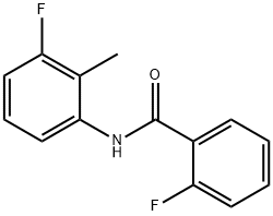 2-플루오로-N-(3-플루오로-2-메틸페닐)벤자미드 구조식 이미지