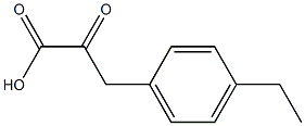 Benzenepropanoic acid, 4-ethyl-.alpha.-oxo- 구조식 이미지