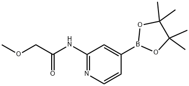2-Methoxy-N-(4-(4,4,5,5-tetraMethyl-1,3,2-dioxaborolan-2-yl)pyridin-2-yl)acetaMide Structure