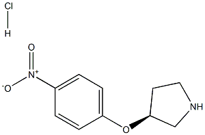 (S)-3-(4-Nitrophenoxy)pyrrolidine HCl Structure