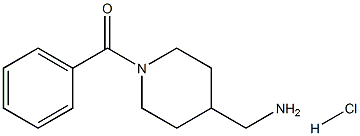 1-Benzoyl-4-piperidineMethanaMine HCl Structure