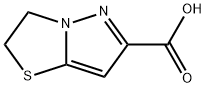 2,3-디히드로-피라졸로[5,1-b]티아졸-6-카르복실산 구조식 이미지