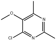 4-Chloro-5-Methoxy-2,6-diMethylpyriMidine 구조식 이미지