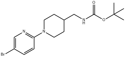 (5'-BroMo-3,4,5,6-tetrahydro-2H-[1,2']bipyridinyl-4-ylMethyl)-carbaMic acid tert-butyl ester Structure