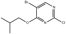 5-BroMo-2-chloro-4-isobutyloxypyriMidine 구조식 이미지