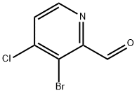 3-BroMo-4-chloropicolinaldehyde Structure