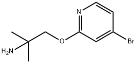 1-(4-broMopyridin-2-yloxy)-2-Methylpropan-2-aMine 구조식 이미지