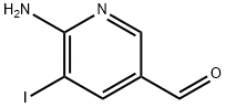 6-AMino-5-iodo-pyridine-3-carbaldehyde 구조식 이미지