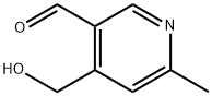 4-(HydroxyMethyl)-6-Methylnicotinaldehyde Structure
