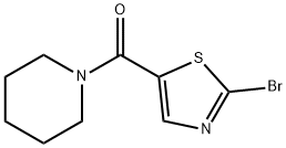 (2-BroMo-5-thiazolyl)-1-piperidinylMethanone 구조식 이미지