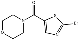 (2-BroMo-5-thiazolyl)-4-MorpholinylMethanone 구조식 이미지