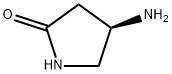 (R)-4-a미노피롤리딘-2-온염산염 구조식 이미지