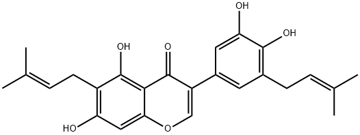 Isoangustone A 구조식 이미지