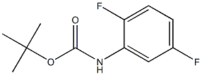 (2,5-Difluoro-phenyl)-carbaMic acid tert-butyl ester 구조식 이미지