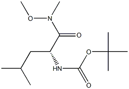 N-Boc-D-류신N'-메톡시-N'-메틸라미드 구조식 이미지
