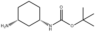 tert-butyl (1S,3R)-3-aMinocyclohexylcarbaMate Structure