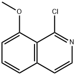 1-Chloro-8-Methoxyisoquinoline Structure