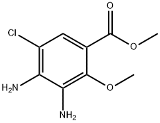 Methyl 3,4-DiaMino-5-chloro-2-Methoxybenzoate Structure