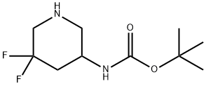 3-(Boc-aMino)-5,5-디플루오로피페리딘 구조식 이미지