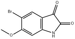 5-BroMo-6-Methoxy-1H-indole-2,3-dione Structure