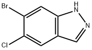 1H-Indazole, 6-broMo-5-chloro- Structure