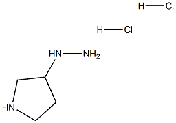 3-Hydrazinylpyrrolidine dihydrochloride 구조식 이미지