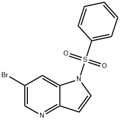 1-(Phenylsulfonyl)-6-broMo-4-azaindole Structure