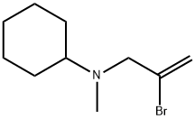 2-Bromo-3-(N-methylcyclohexylamino)prop-1-ene Structure