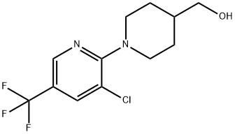 (3'-Chloro-5'-trifluoroMethyl-3,4,5,6-tetrahydro-2H-[1,2']bipyridinyl-4-yl)-Methanol Structure