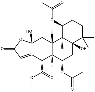 7-O-Acetylneocaesalpin N 구조식 이미지