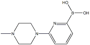 6-(4-Methylpiperazin-1-yl)pyridine-2-boronic acid Structure