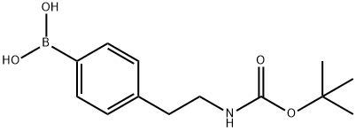 4-(2-(tert-butoxycarbonylaMino)ethyl)phenylboronic acid Structure