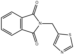 2-(Thiazol-5-ylMethyl)isoindoline-1,3-dione 구조식 이미지