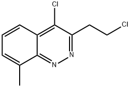4-Chloro-3-(2-chloroethyl)-8-Methylcinnoline Structure