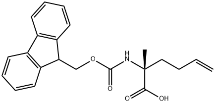 (R)-N-Fmoc-2-(3'-부테닐)알라닌 구조식 이미지