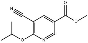 Methyl 5-cyano-6-isopropoxynicotinate Structure