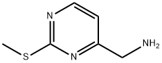 (2-(Methylthio)pyriMidin-4-yl)MethanaMine Structure