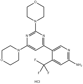 Buparlisib Hydrochloride Structure