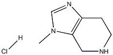 4,5,6,7-테트라하이드로-3-메틸-3H-이미다조[4,5-c]피리딘염산염 구조식 이미지