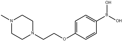 4-(2-(4-methylpiperazin-1-yl)ethoxy)phenylboronic acid Structure