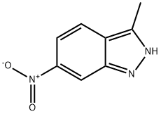 3-메틸-6-니트로-2H-인다졸 구조식 이미지